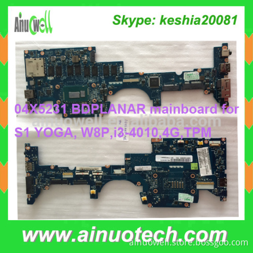 FRU 04X5231 BDPLANAR for Lenovo S1 YOGA mainboard W8P i3-4010 4G system board